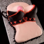 Pennsylvania-Pittsburgh-Pointy-Breast-Black-Heart-Bra-Adult-Cake